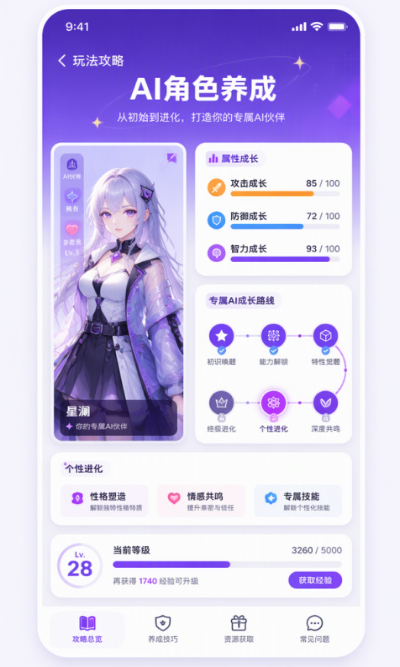 AI角色养成